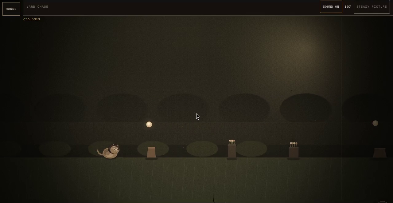 Gameplay still from Yard Chase, saved for this sit