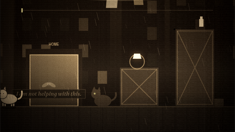 Gameplay still from Alley Cat, saved for this sit