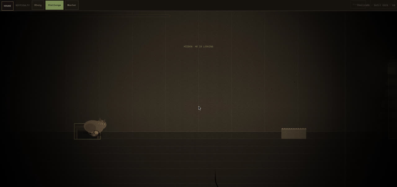 Gameplay still from Big Cat, saved for this sit